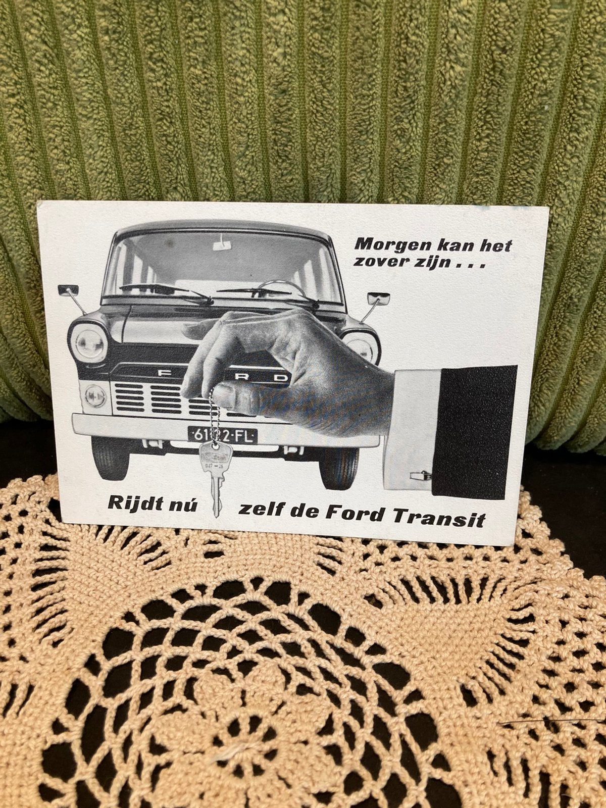 Oude ansichtkaart Ford Transit (130826), Ophalen of Verzenden