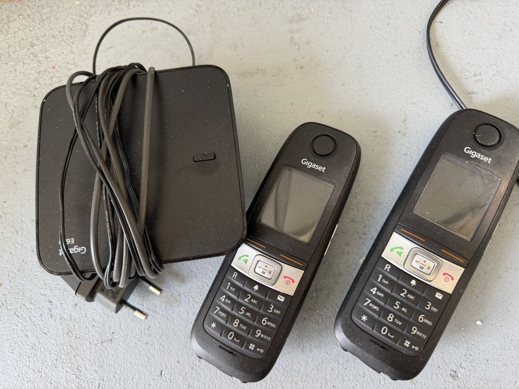 Giga Set telefoon set, Ophalen, Gebruikt, 2 handsets