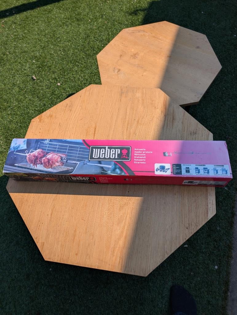 Weber Rotisserie Spies voor Barbecue - Nieuw in doos, Ophalen, Nieuw, Weber