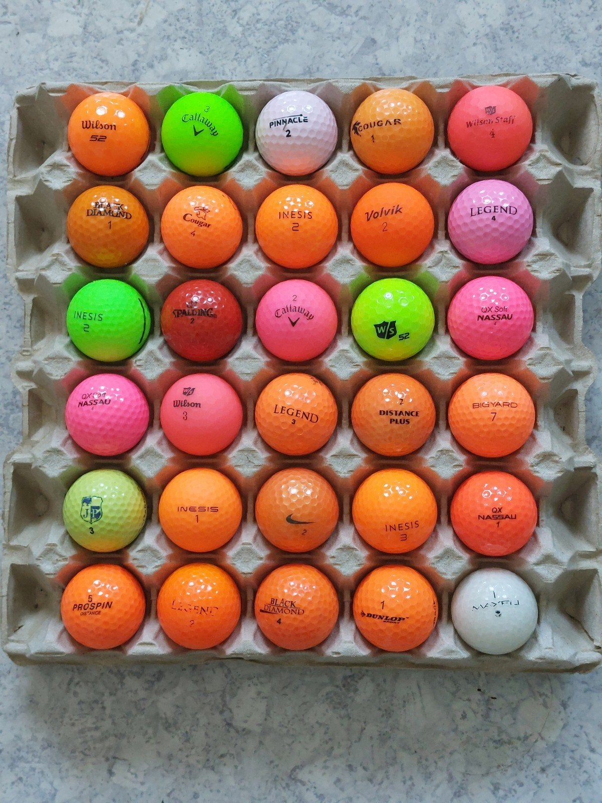 WEDSTRIJD GOLFBALLEN, Ophalen of Verzenden, Bal(len)