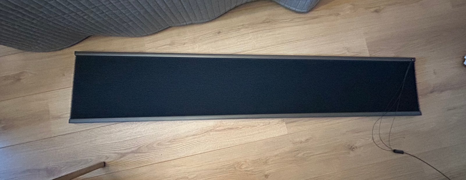 Plissé gordijn donkerblauw NIEUW 144x75, Ophalen, Blauw, 144 cm, Nieuw