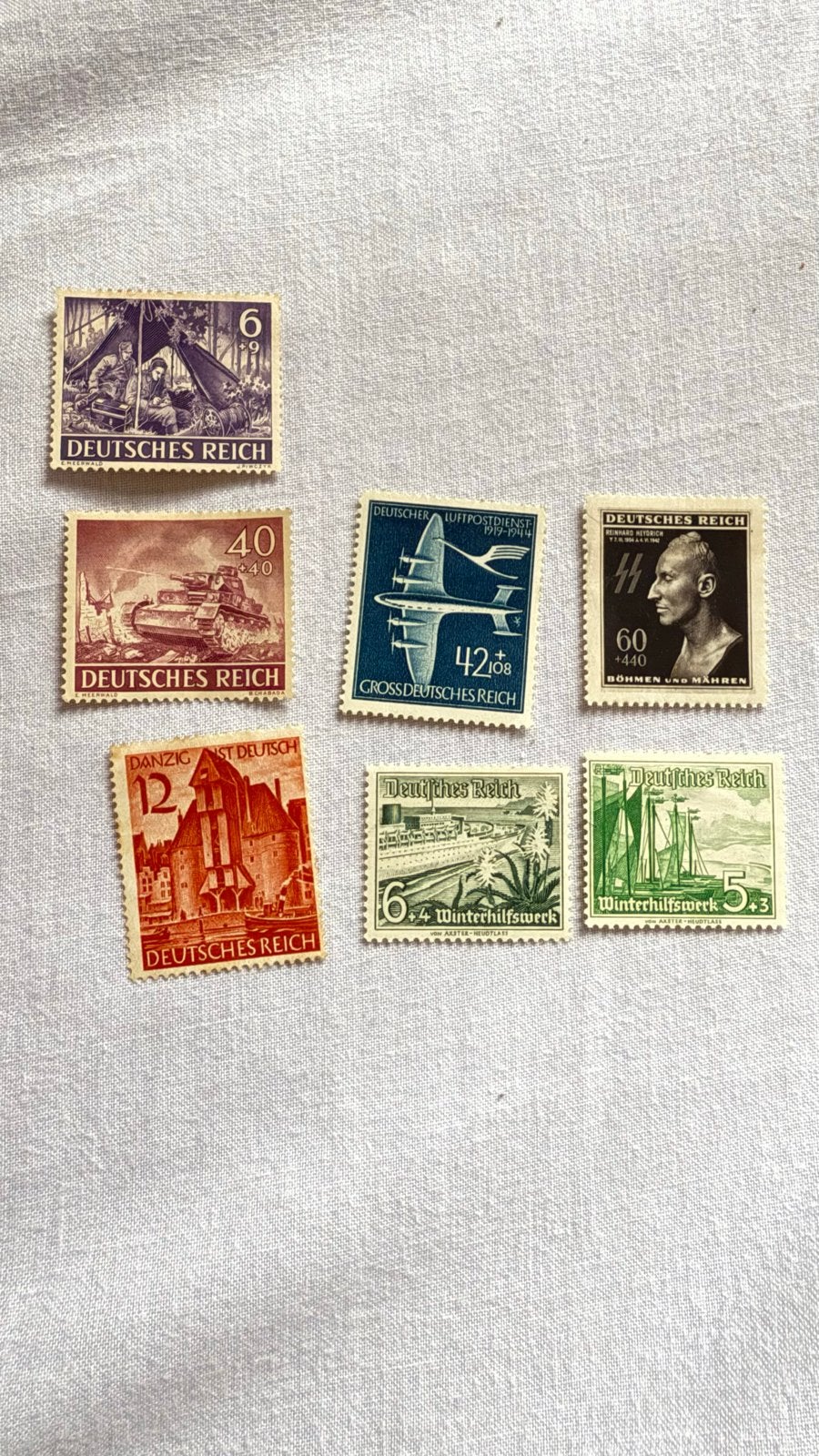Postzegels uit de periode van het Duitse Rijk (Postfris), Ophalen of Verzenden, Duitse Keizerrijk, Gestempeld