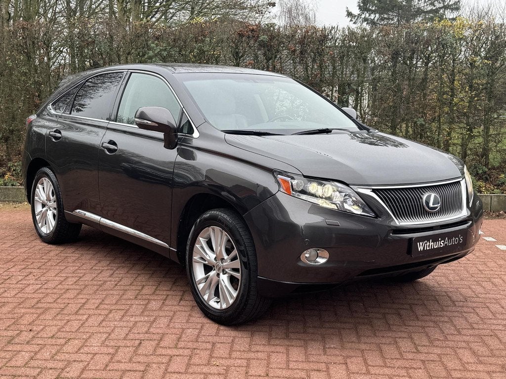 Lexus RX 450h 4WD YOUNGTIMER Trekhaak Garantie FULL LED (200, Auto's, Lexus, Automaat, Euro 5, Gebruikt, Leder