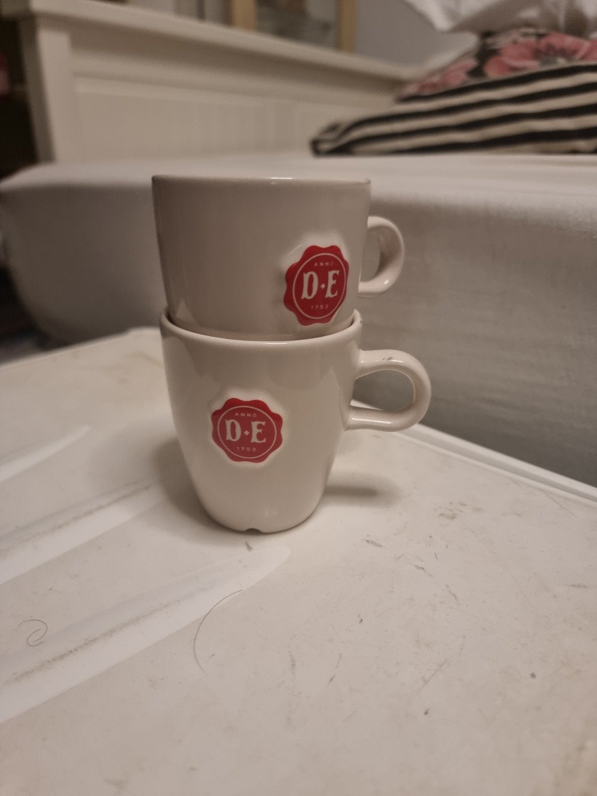Douwe Egberts mokken - set van 2, Ophalen of Verzenden, Nieuw