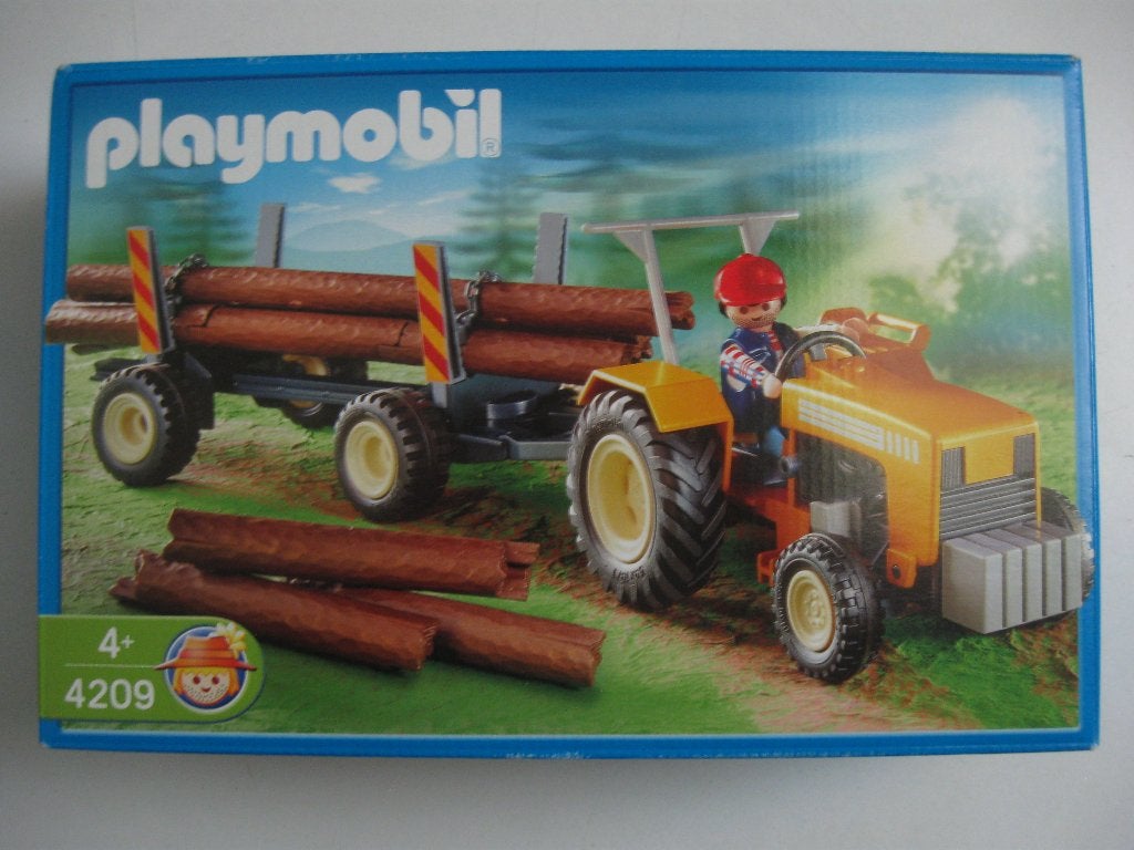 Playmobil 4209 Tractor met aanhanger., Ophalen of Verzenden, Zo goed als nieuw