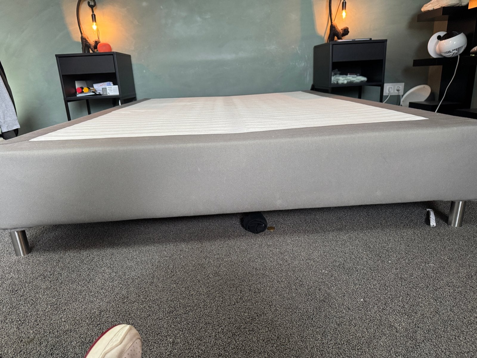 Ikea Boxspring Bed - Gebruikt, Goede Staat, Ophalen, Gebruikt, Tweepersoons, 200 cm