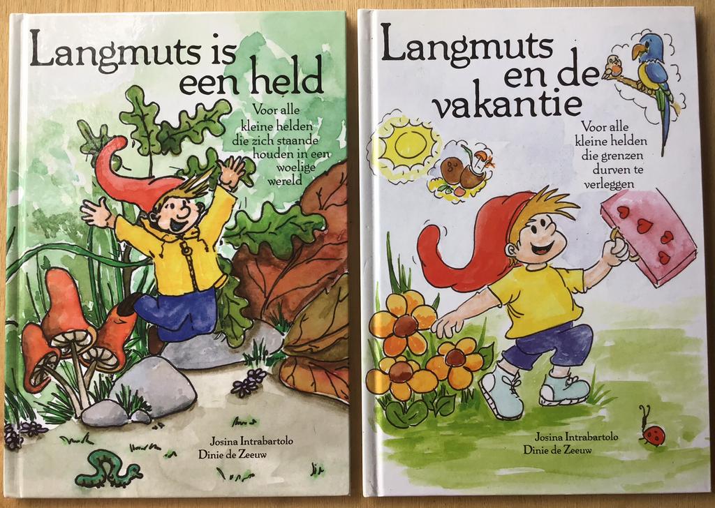 Boek Langmuts is een held & Langmuts en de vakantie - ZGAN, Ophalen of Verzenden, Zo goed als nieuw, Fictie algemeen