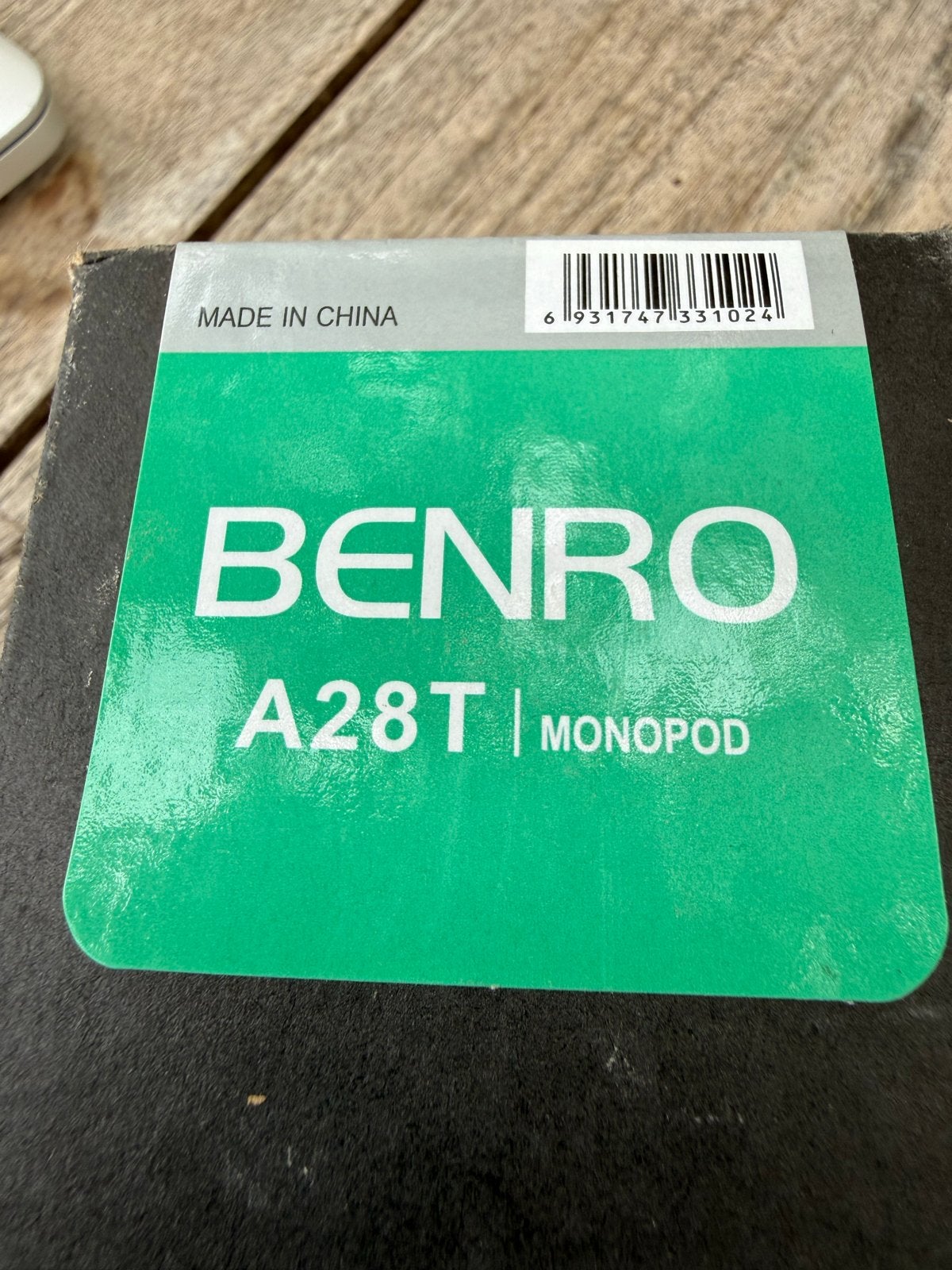 Benro A28T Monopod - Nieuw in doos, Monopod functie, Benro, Eenpoot, Nieuw