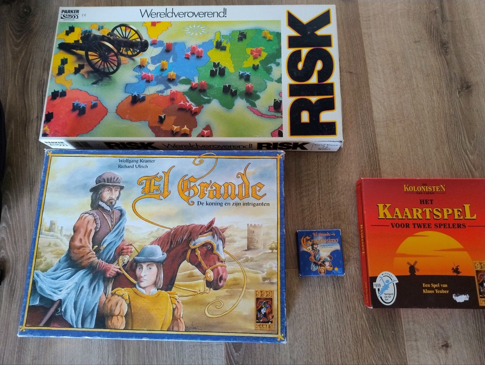 Bordspellen set: Risk, El Grande, Kolonisten Kaartspel, Hobby en Vrije tijd, Gezelschapsspellen | Bordspellen, Vijf spelers of meer