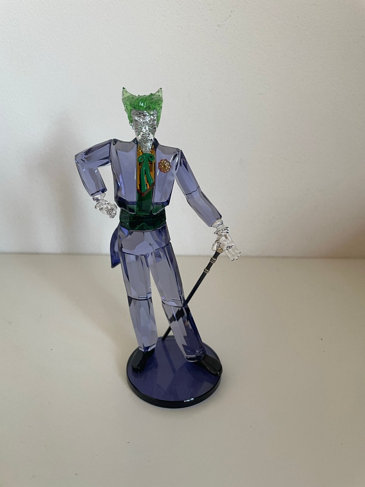 Swarovski The Joker Figurine - DC Comics Collectible, Ophalen of Verzenden, Zo goed als nieuw, Figuurtje