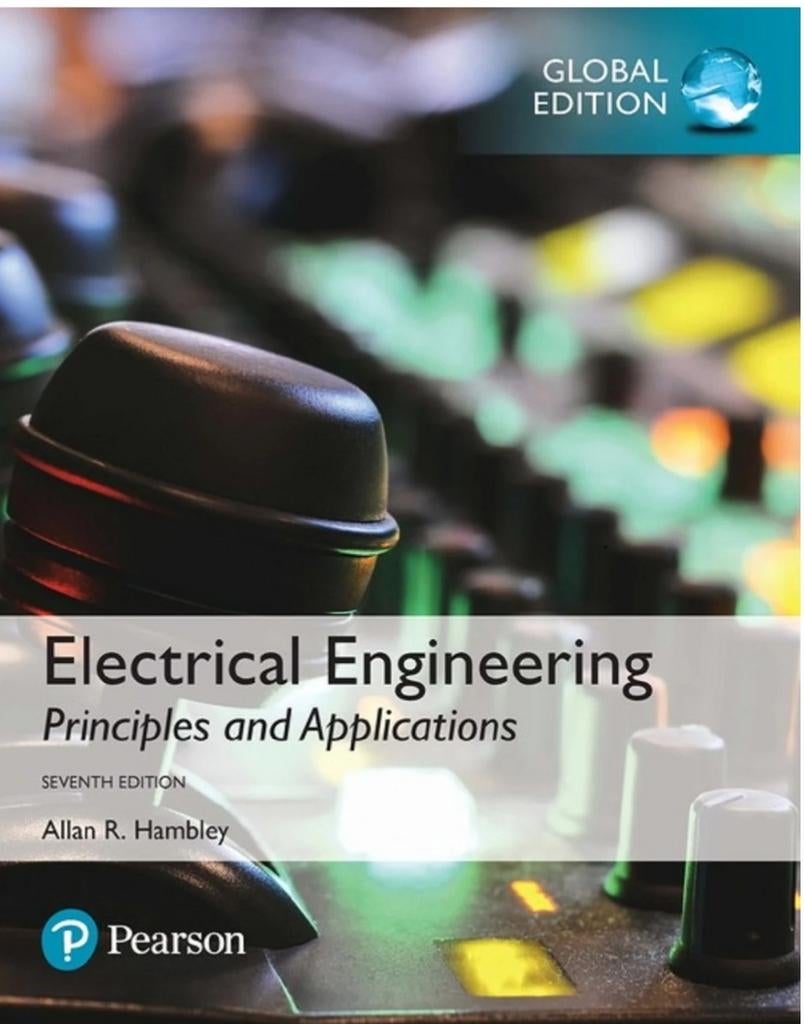 Electrical Engineering Principles and Applications, Ophalen of Verzenden, Zo goed als nieuw, Elektrotechniek, Allan R. Hambley