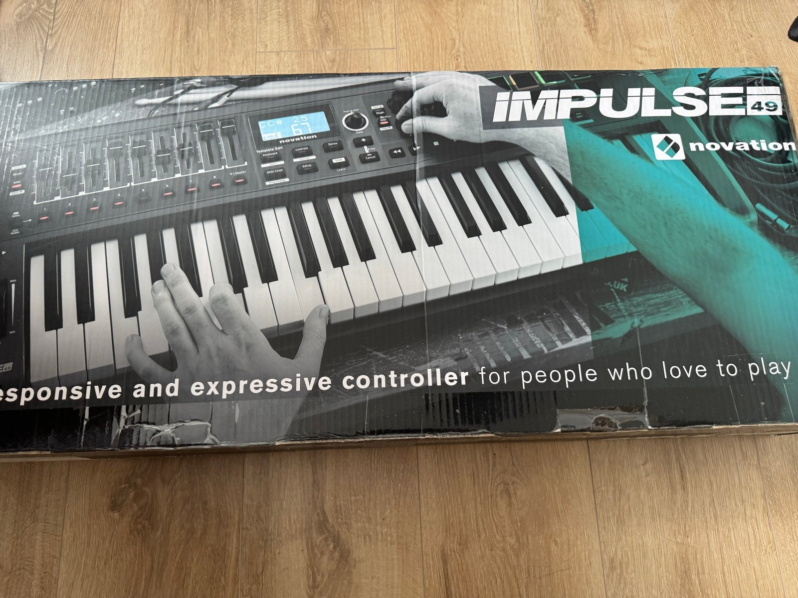Novation Impulse 49 MIDI Controller Keyboard, Muziek en Instrumenten, Ophalen of Verzenden, Zo goed als nieuw, Aanslaggevoelig