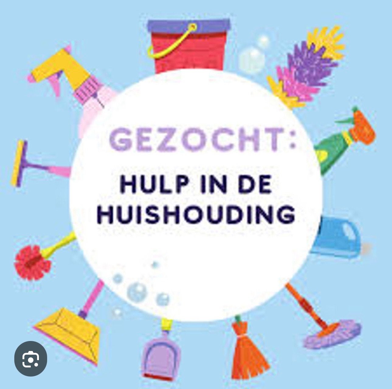 Schoonmaak hulp gevraagd