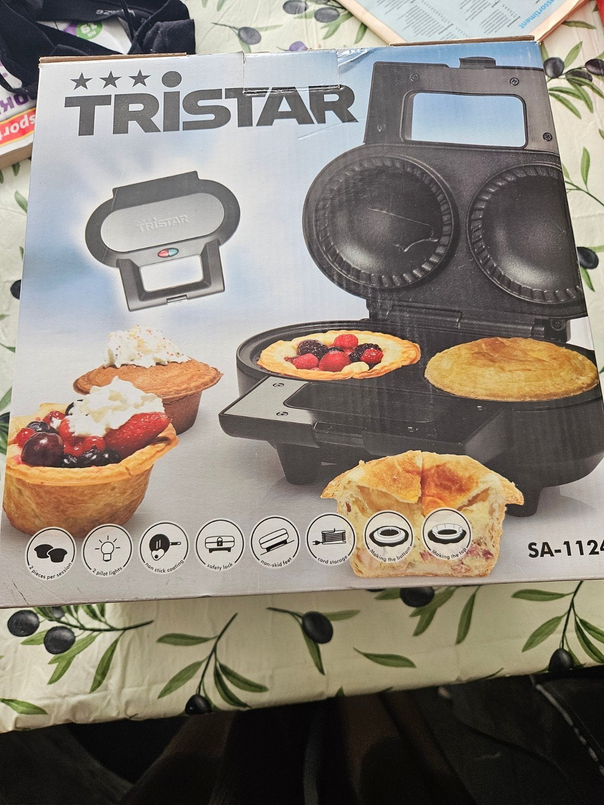 Tristar Pie Maker - Nooit gebruikt, nieuw in doos!, Ophalen of Verzenden, Nieuw, Overige merken