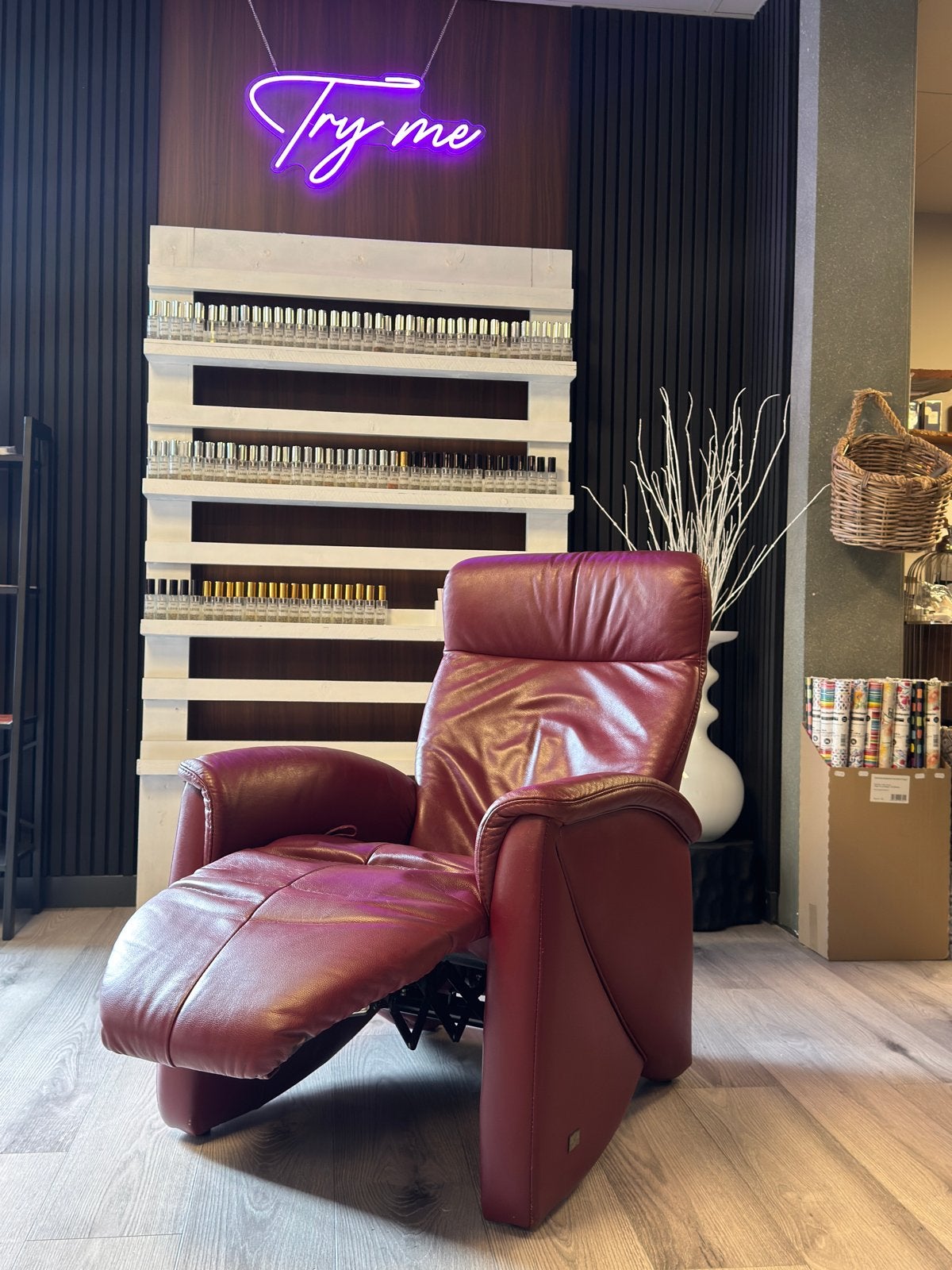 Relaxstoel Himolla Echt Leder bezorgen mogenlijk, Huis en Inrichting, Fauteuils, Ophalen of Verzenden, Zo goed als nieuw, 75 tot 100 cm