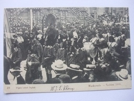 P281 Leiden - Maskerade - 1905, Verzenden, Voor 1920, Gelopen, Zuid-Holland