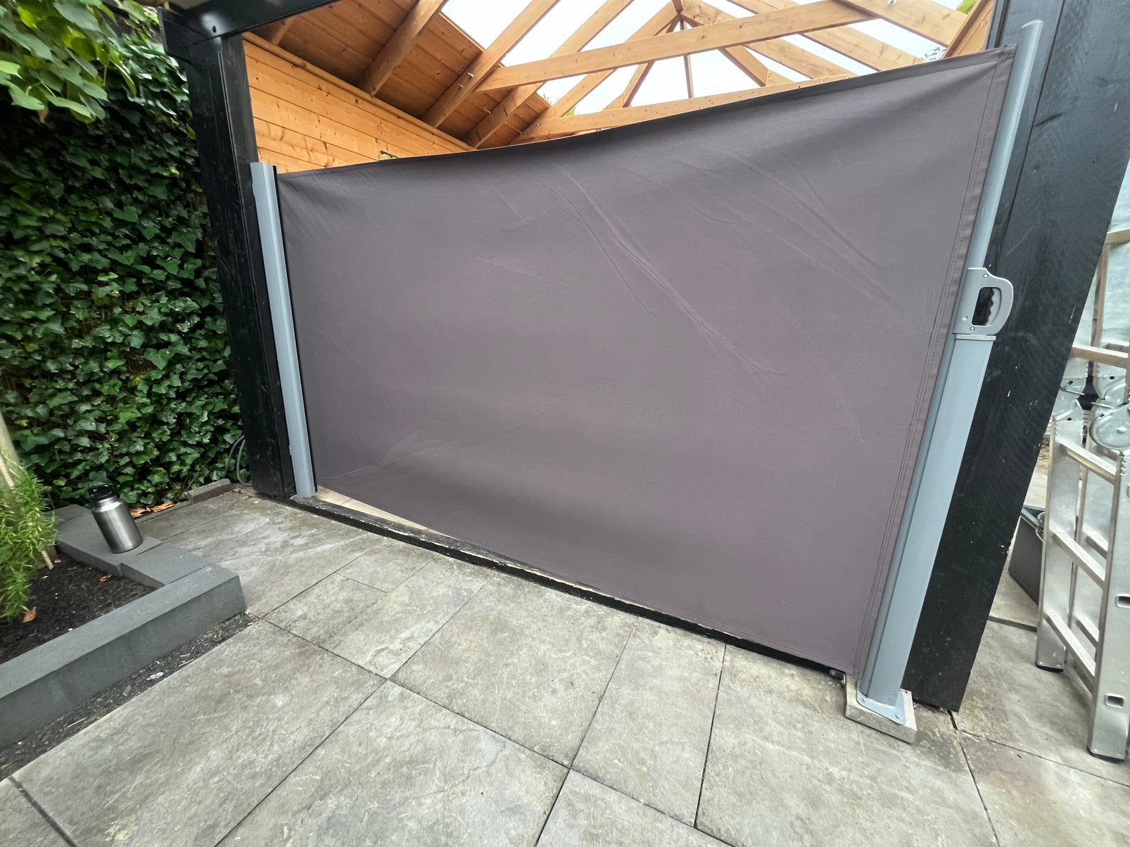 Windscherm 3 x 1,5 meter, Tuin en Terras, Ophalen, Gebruikt, Aluminium, 200 cm of meer