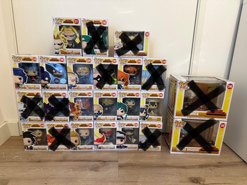 Funko my hero academia, Ophalen of Verzenden, Zo goed als nieuw