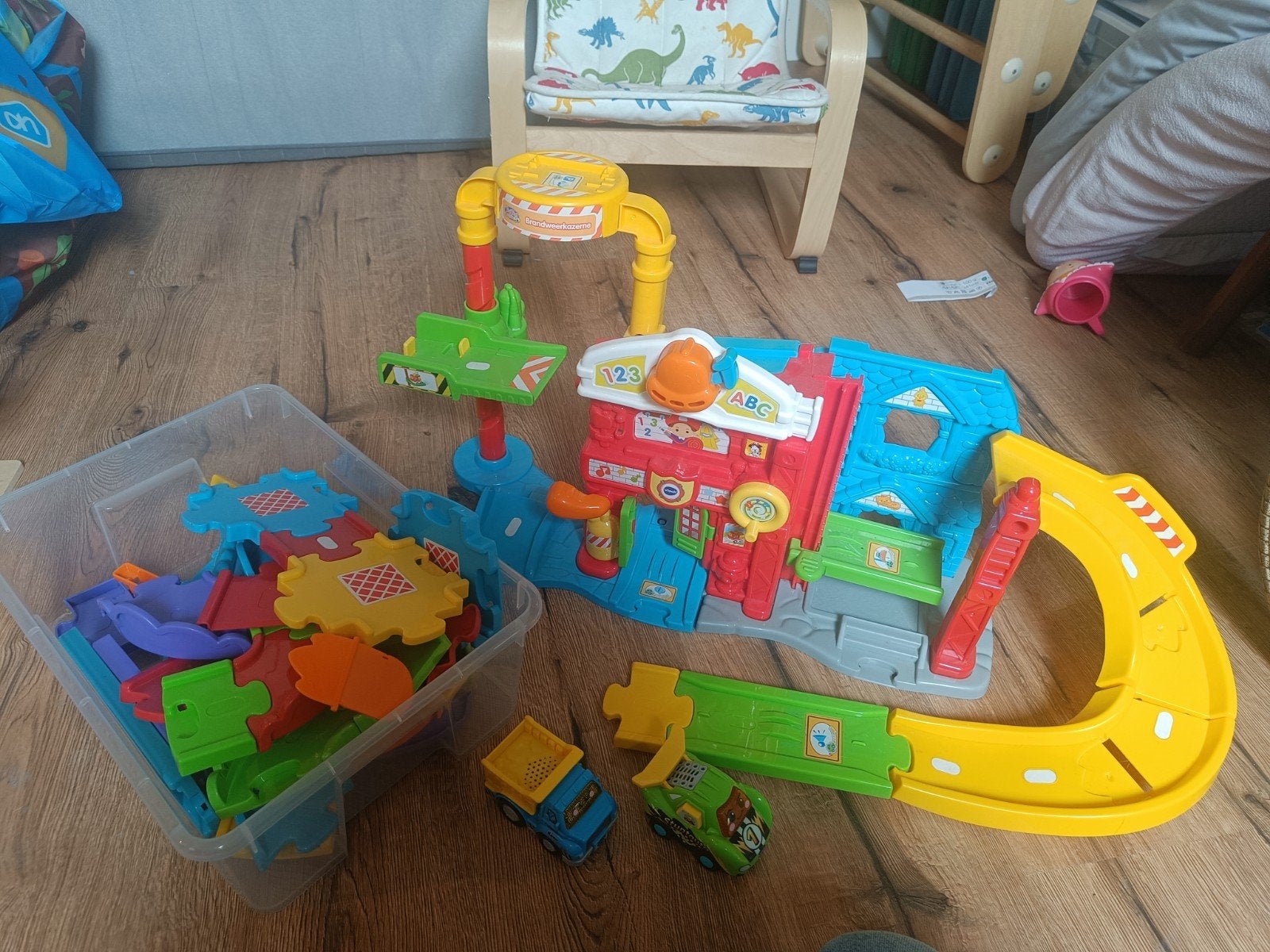 VTech Toet Toet Auto's Garage en Bouwplaats Speelset, Ophalen, Gebruikt, Overige merken
