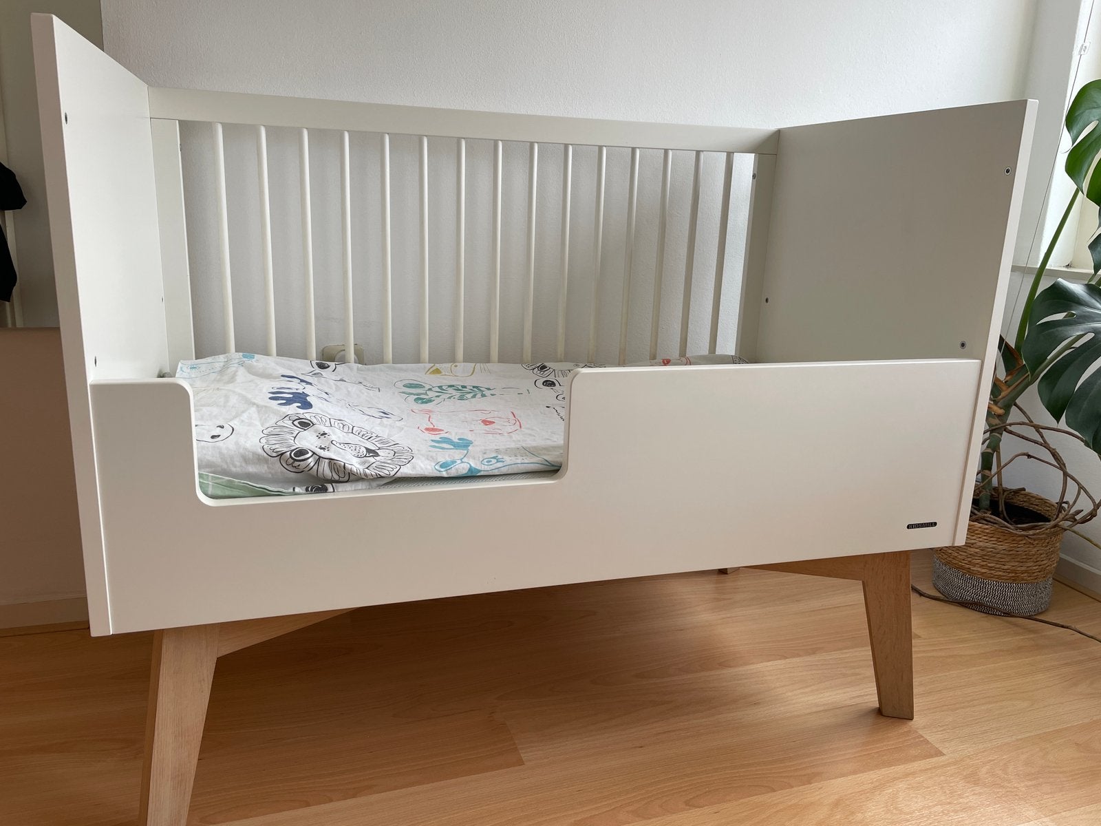 Kidsmill meegroeiledikant met matras en aerosleep topper, Ophalen, 70 tot 85 cm, Zo goed als nieuw, Minder dan 140 cm