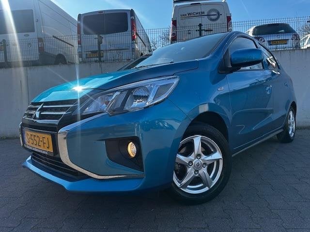 Mitsubishi Space Star 1.2 Connect+/AIRCO/ALUMINIUM VELGEN/BL, Auto's, Voorwielaandrijving, Dealer onderhouden, Stof, Gebruikt
