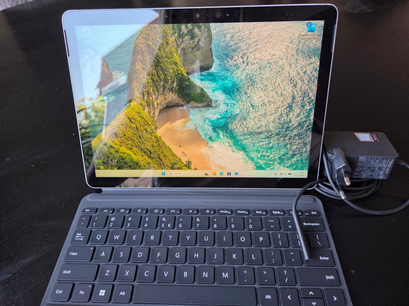 Microsoft Surface Go 2 - Intel m3, 8GB RAM, 128GB Opslag, Computers en Software, Windows Tablets, 10 inch, Ophalen of Verzenden