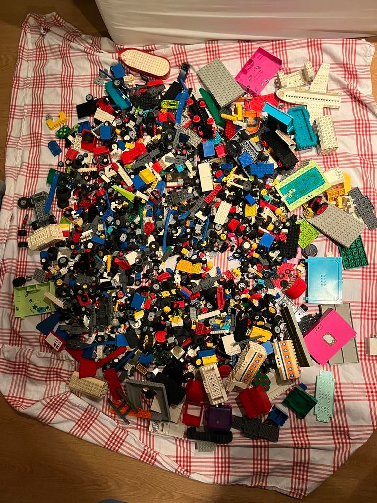 (13) Lego Partij/Lot 8,0kg Bulk/Mix Onderdelen, Ophalen of Verzenden, Gebruikt, Losse stenen, Lego