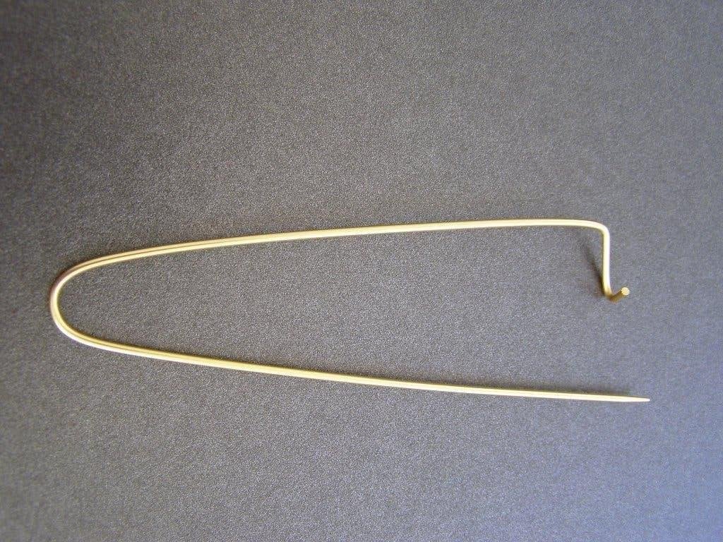 Hulpnaald / hulp naald voor bij het breien, 13 cm, Ophalen of Verzenden, Gebruikt, Breien, Naald