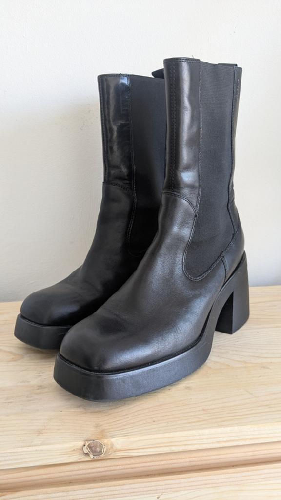 Vagabond Laarzen zwart (Shoemakers Brooke) maat 40, Zwart, Lage of Enkellaarzen, Ophalen of Verzenden, Gedragen