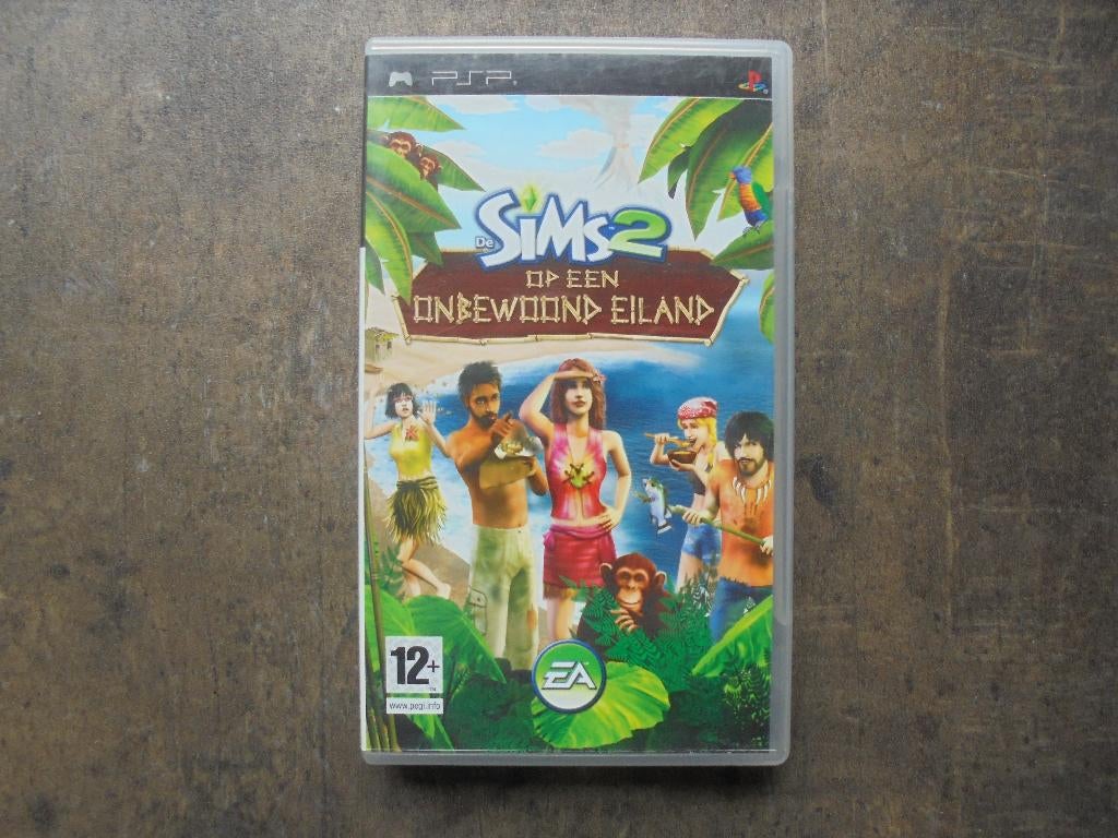 De Sims 2 Op Een Onbewoond Eiland voor PSP (zie foto's) II, 1 speler, Ophalen of Verzenden, Zo goed als nieuw, Vanaf 12 jaar
