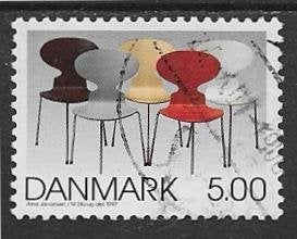 Denemarken 1997  Design stoelen   1168, Verzenden, Denemarken, Gestempeld
