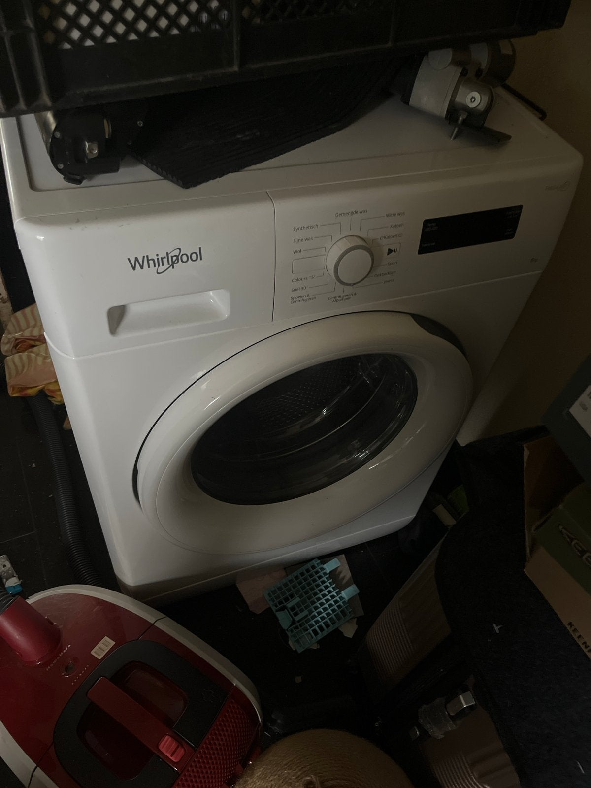 Whirlpool wasmachine - Voorlader 8kg, Witgoed en Apparatuur, Gebruikt, Ophalen of Verzenden, Voorlader, 85 tot 90 cm