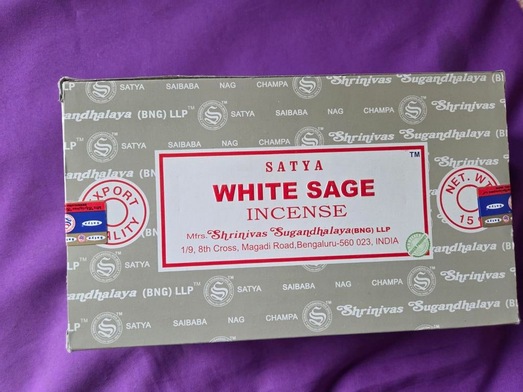 Satya White Sage Wierook Grootverpakking, Ophalen of Verzenden, Nieuw