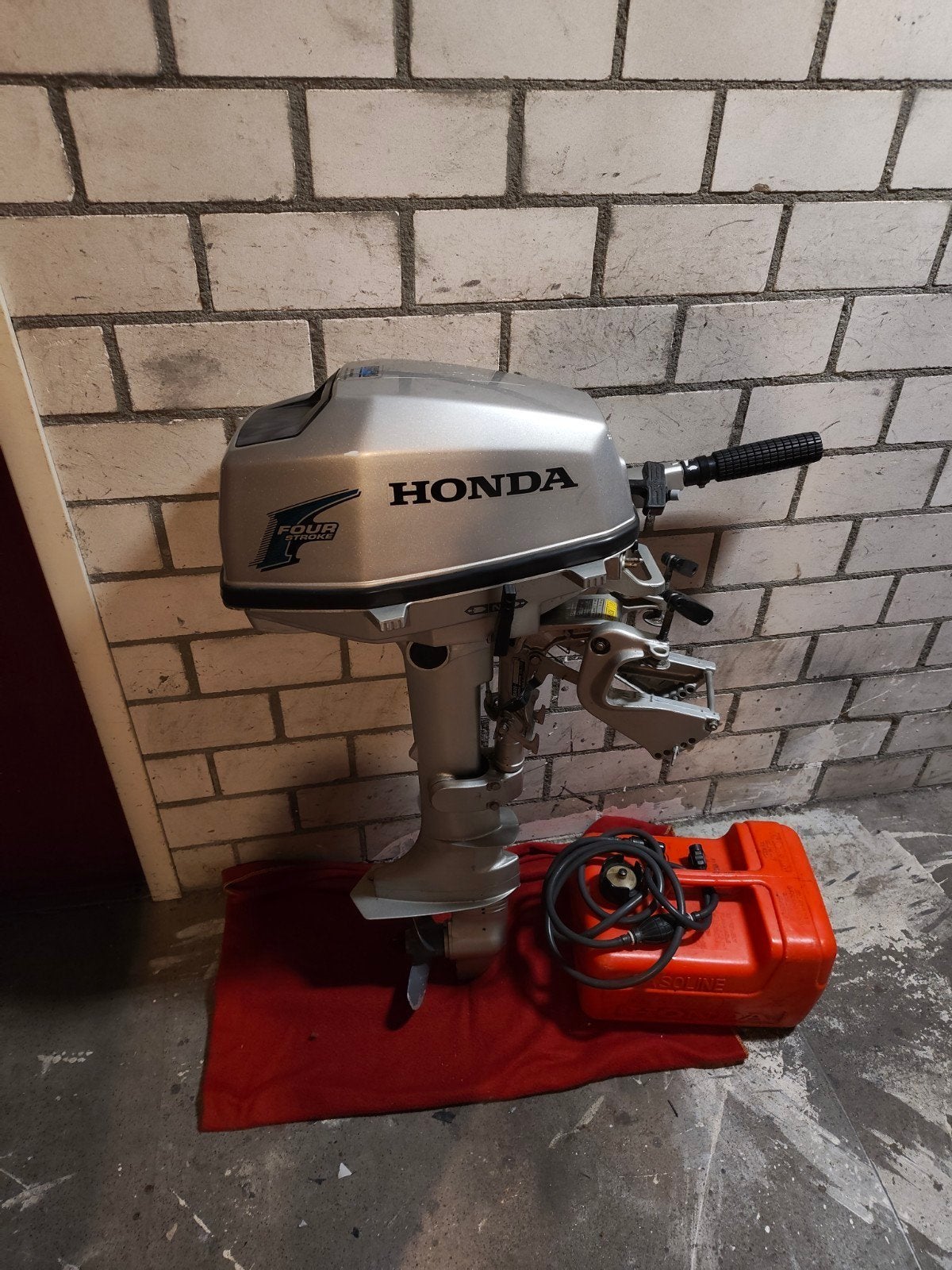 Honda 5 pk kortstaart buitenboordmotor, compleet, Watersport en Boten, Ophalen, Gebruikt, 5 tot 10 pk, Viertaktmotor