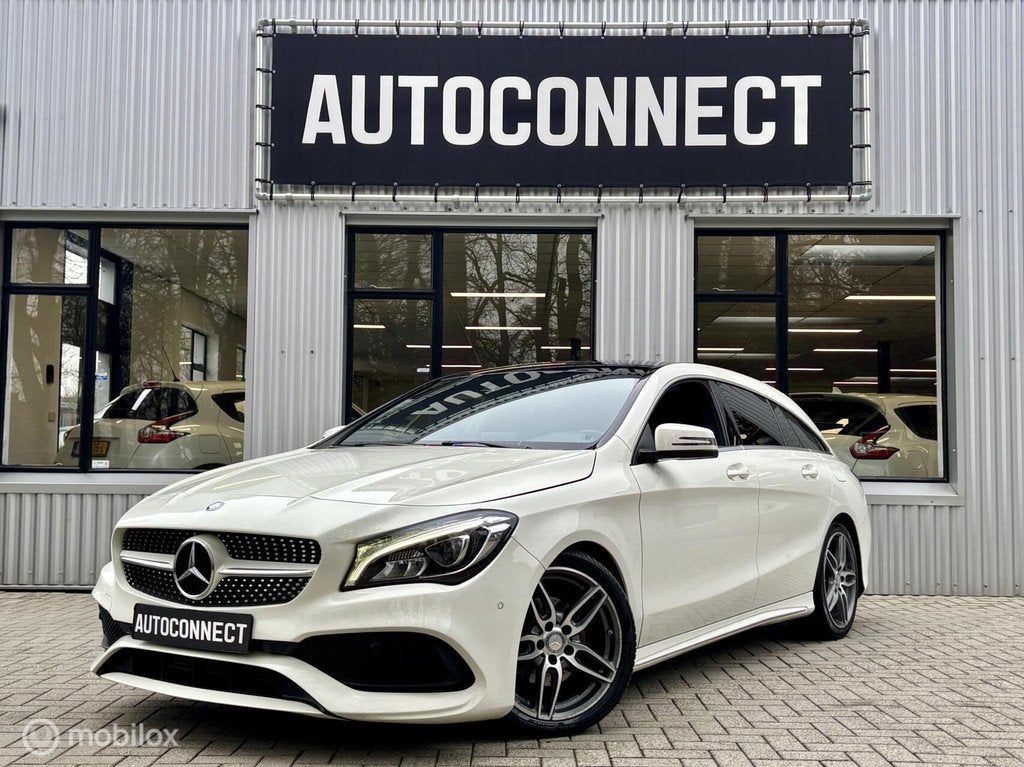 Mercedes CLA-klasse 200 Shooting Brake.AMG PAKKET,NAVI,PANO,, CLA, Gebruikt, Wit, 1595 cc
