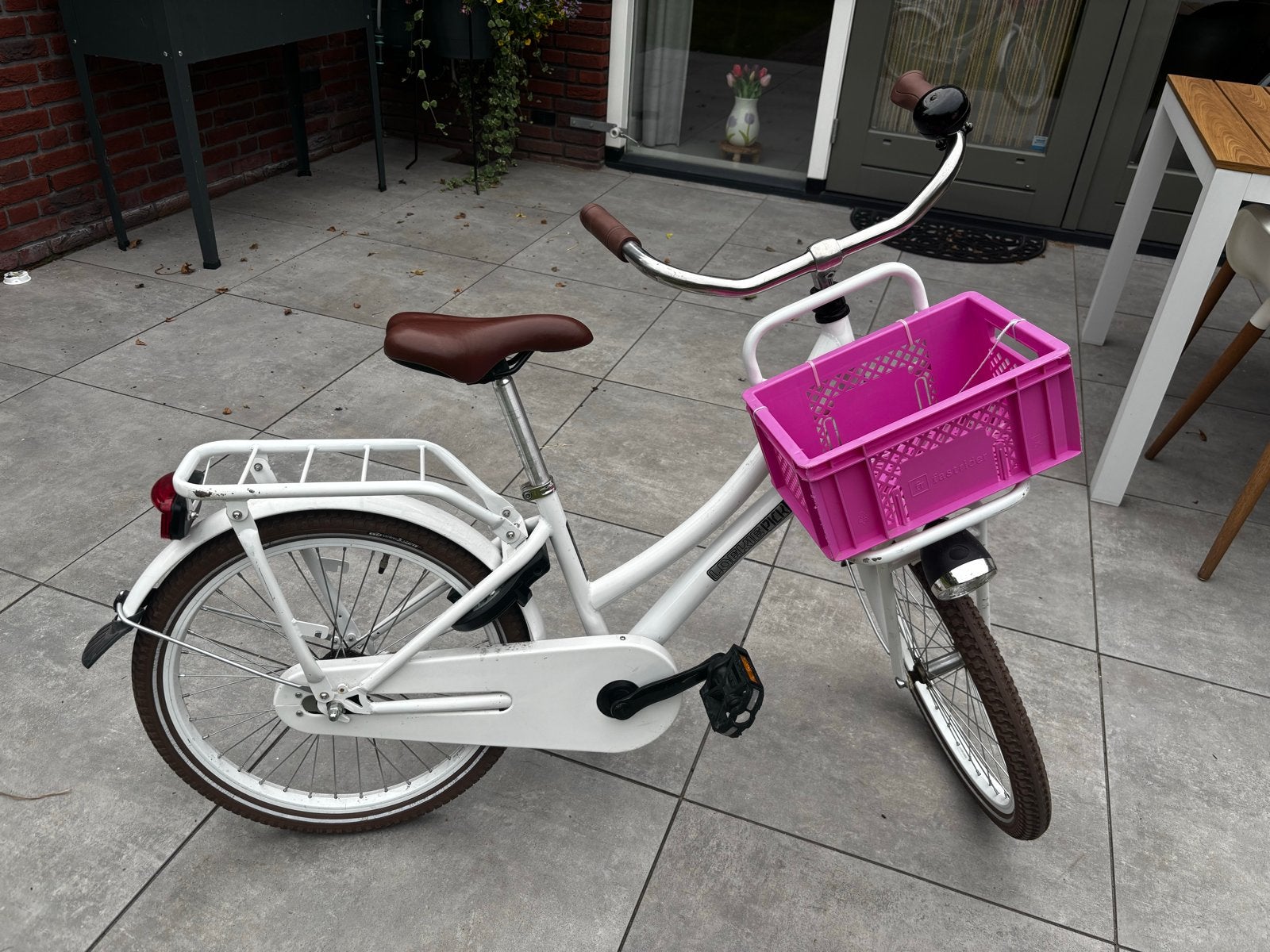 Loekie Pickup meisjesfiets 20 inch, Fietsen en Brommers, Fietsen | Meisjes, Gebruikt, 20 inch, Terugtraprem, Ophalen