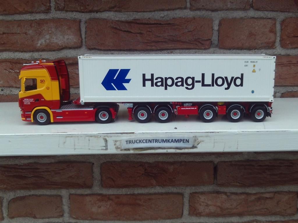 WSI  Scania  S  Highline  van  Henk  Vlot., Hobby en Vrije tijd, Modelauto's | 1:50, Ophalen of Verzenden, Nieuw, Bus of Vrachtwagen