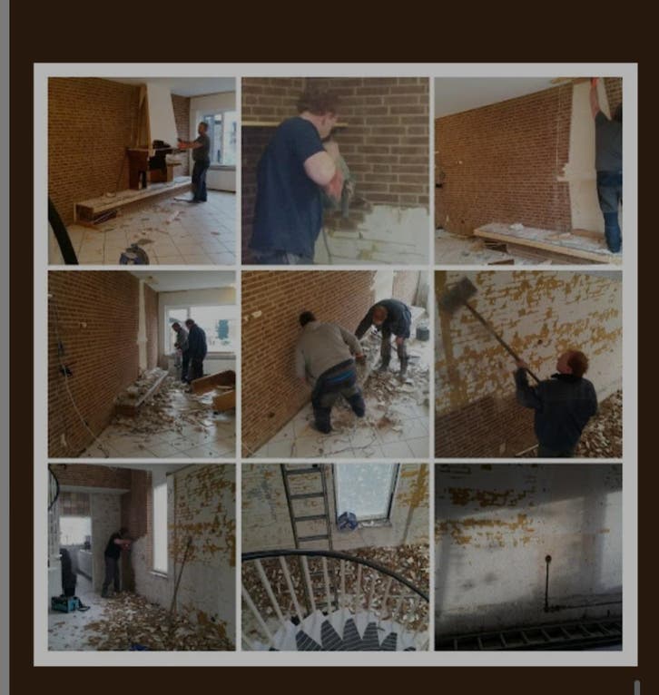 Sloper voor renovatiesloop of diverse tuin klussen