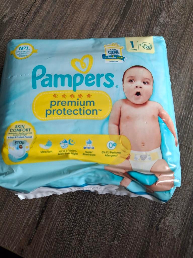 Nieuw pampers premium protection maat 1, Ophalen of Verzenden, Nieuw, Overige typen
