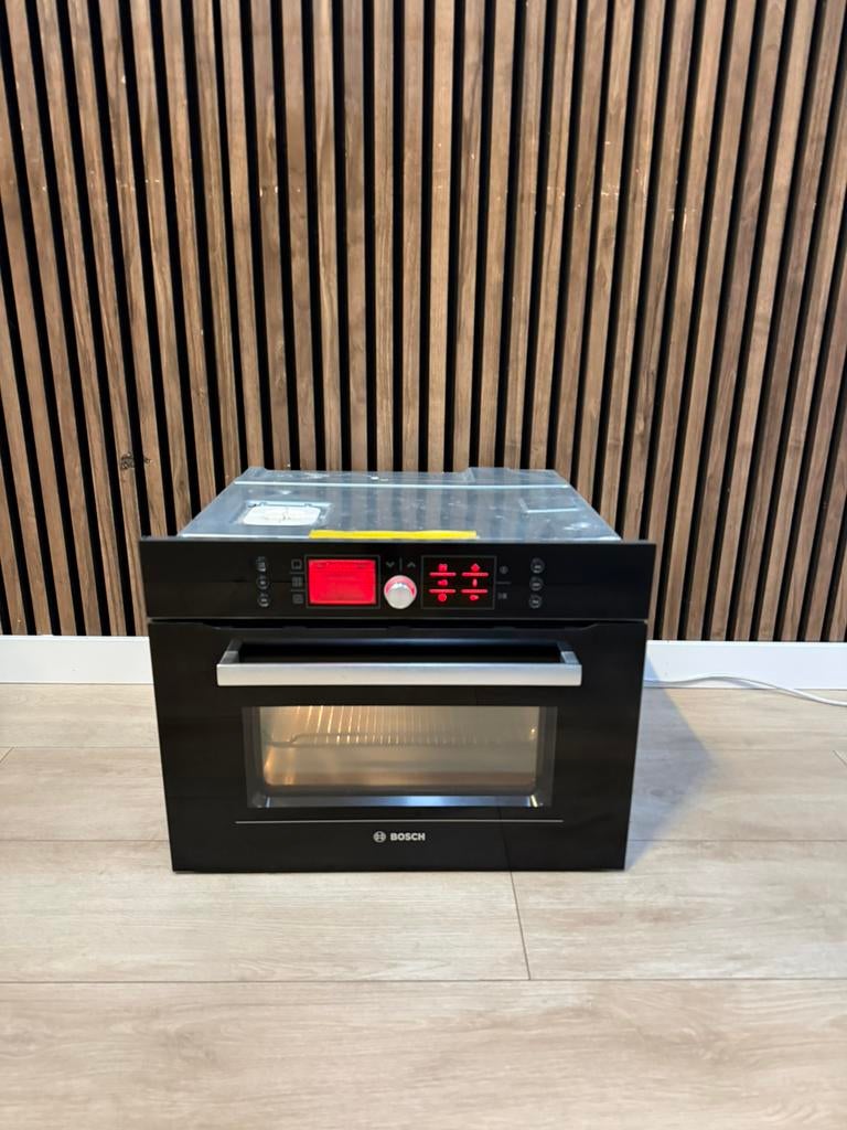 Luxe hoogglans zwarte Bosch Combi oven (Gratis bezorgen), Witgoed en Apparatuur, Ovens, 5258sh, Ophalen of Verzenden, Zo goed als nieuw