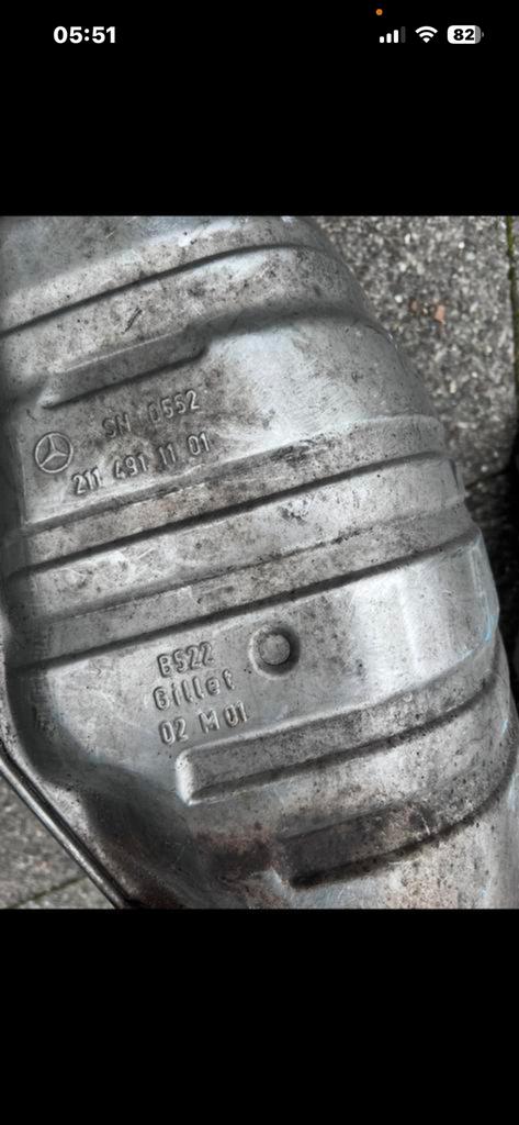 W211 V8 E500  UITLATEN ACHTER POTTEN E211, Ophalen of Verzenden, Nieuw