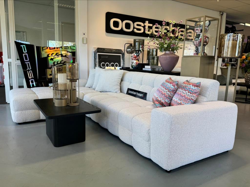 Luxe Teddy Bouclé Loungebank Yently 200x300cm Wit - NIEUW, 250 tot 300 cm, Info@oosterbaanwonen.nl, Venus 31 8448CE Heerenveen