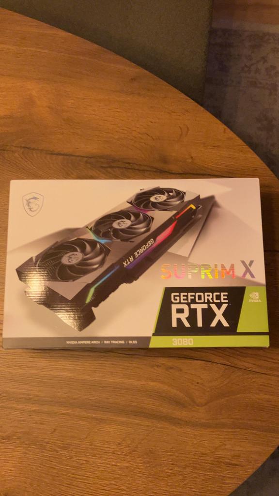 NVIDIA GeForce RTX 3080 SUPRIM 10GB videokaart, GDDR6, PCI-Express 4, Ophalen of Verzenden, Zo goed als nieuw
