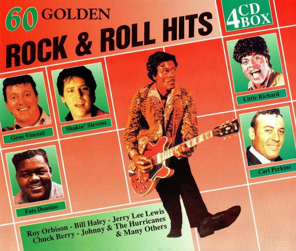 CD VA 60 Golden Rock & Roll Hits [Box 4 CD], Ophalen of Verzenden, Zo goed als nieuw, Rock-'n-Roll