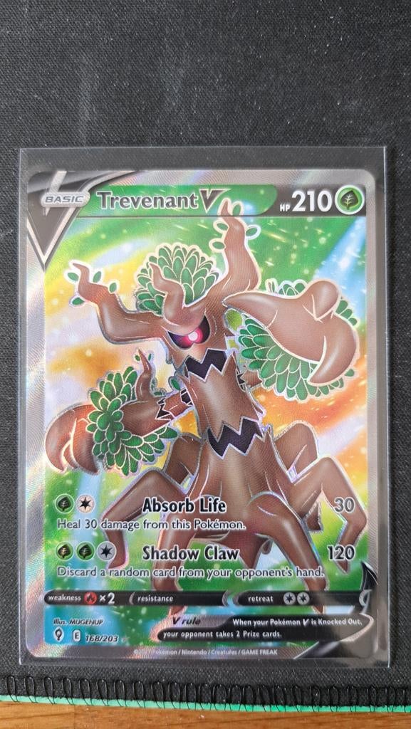 Trevenant V Evolving Skies EVS 168 Pokémon, Verzenden, Nieuw, Losse kaart, Foil
