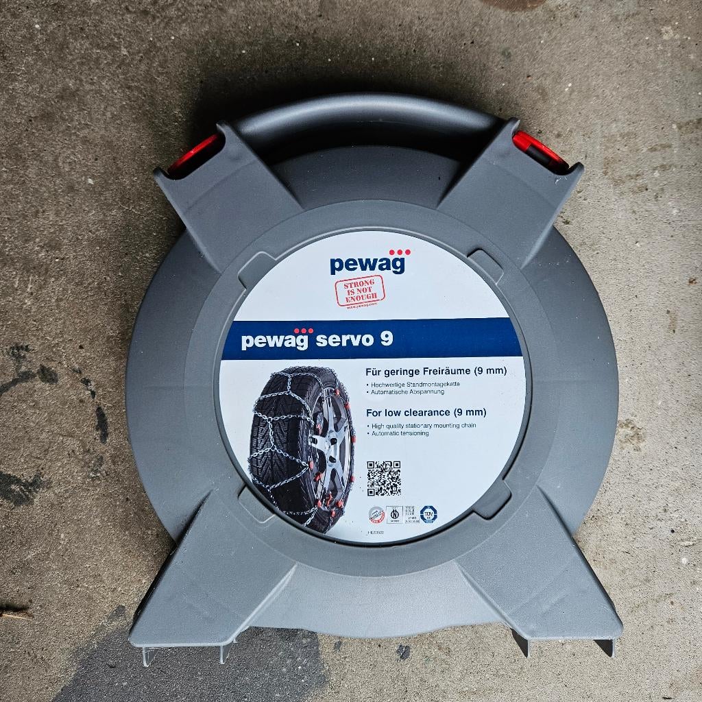 Pewag Servo 9 Sneeuwkettingen (Type RS9 73) - 9mm, Auto diversen, Sneeuwkettingen, Zo goed als nieuw, Ophalen of Verzenden