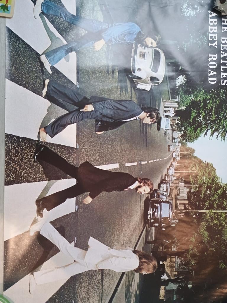 The Beatles - Abbey Road Poster, Deurposter of groter, Ophalen of Verzenden, Muziek, Rechthoekig Staand