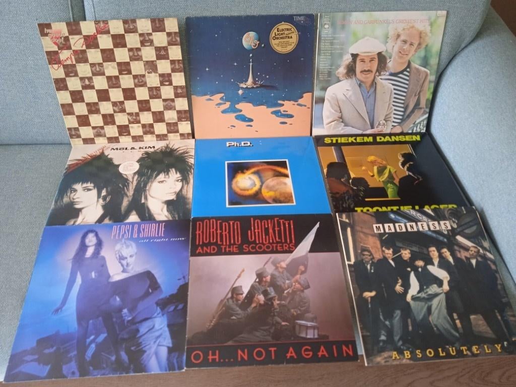 Pop Elpees jaren 80, Cd's en Dvd's, Ophalen, Gebruikt, Overige formaten