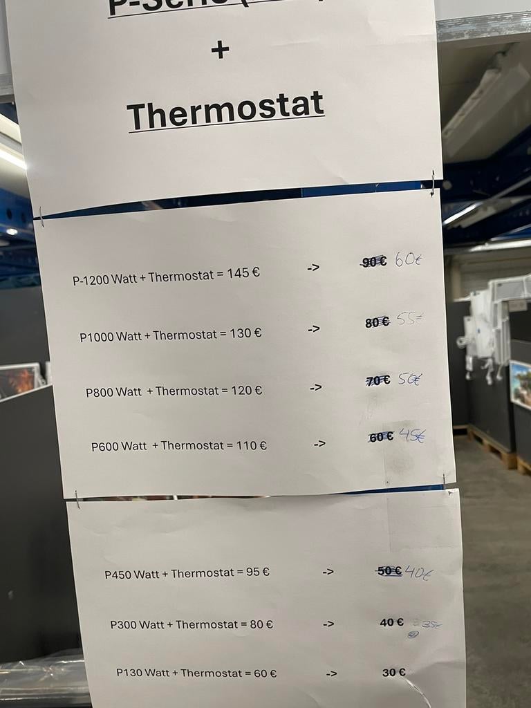 Könighaus Infrarood verwarming uitverkoop we gaan sluiten!, Doe-het-zelf en Verbouw, Verwarming en Radiatoren, Ophalen of Verzenden