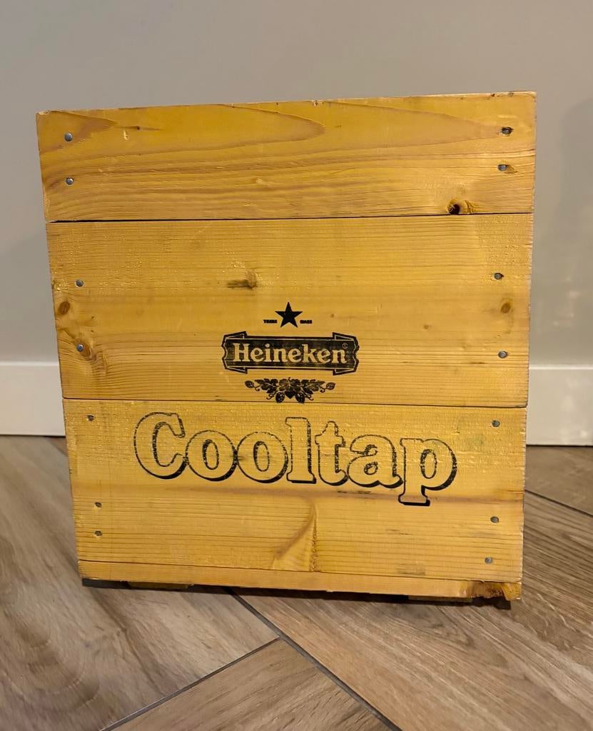 Heineken Cooltap krat, Verzamelen, Ophalen of Verzenden, Zo goed als nieuw, Heineken